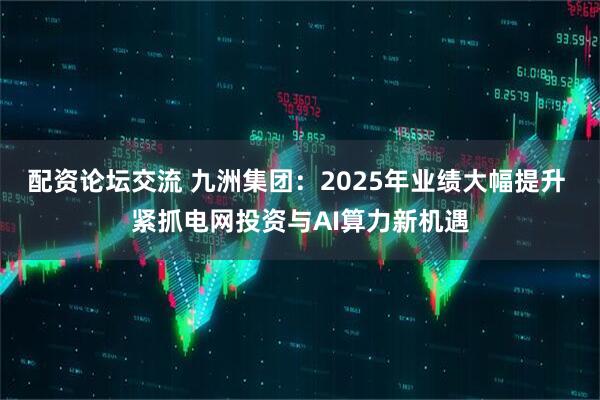 配资论坛交流 九洲集团：2025年业绩大幅提升 紧抓电网投资与AI算力新机遇